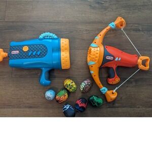 Little Tikes My First Mighty Blaster Boom Blaster and Dual Blaster Bow with Pods